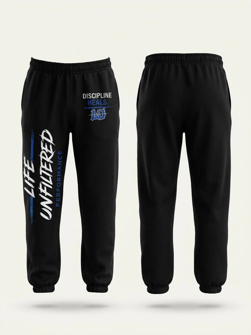 Discipline Heals Joggers – front and back view